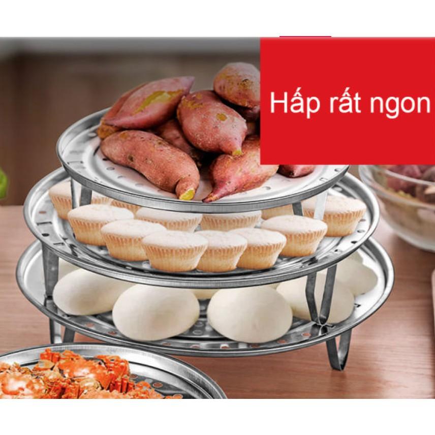 Bộ 4 Giá để hấp rau bằng thép không gỉ