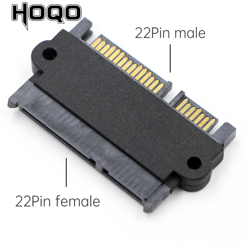 Ổ cứng 7 15pin SATA Bộ điều hợp ổ cứng Drive Sata nam sang nam sang nữ đầu nối mở rộng nguồn điện dữ liệu