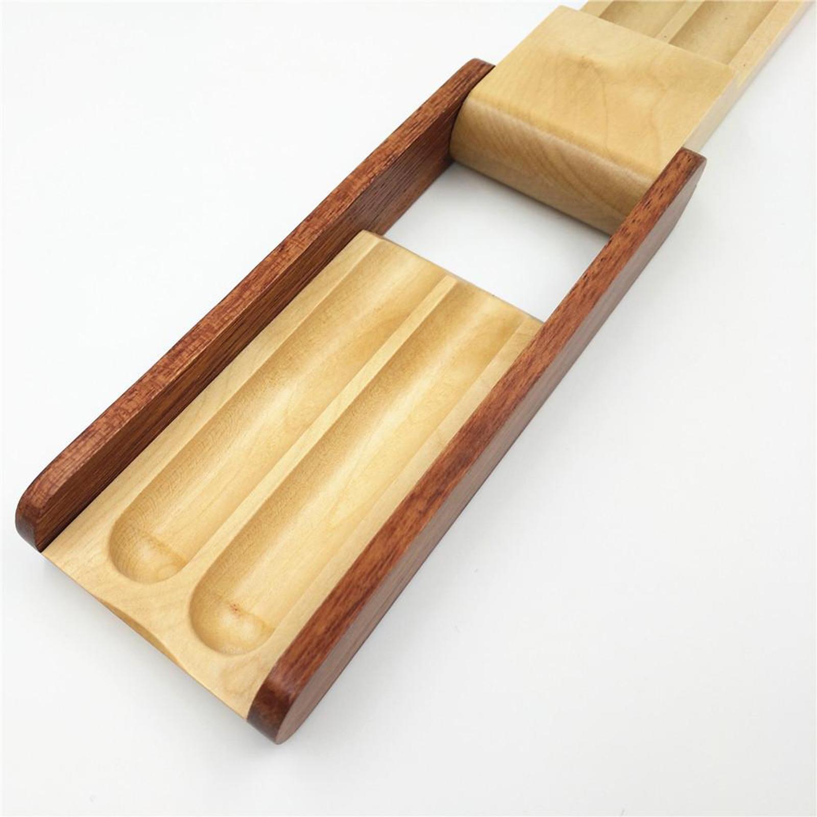 Antique Wooden Double Pen Handcrafted Pen Box Writing Case Pen Holder