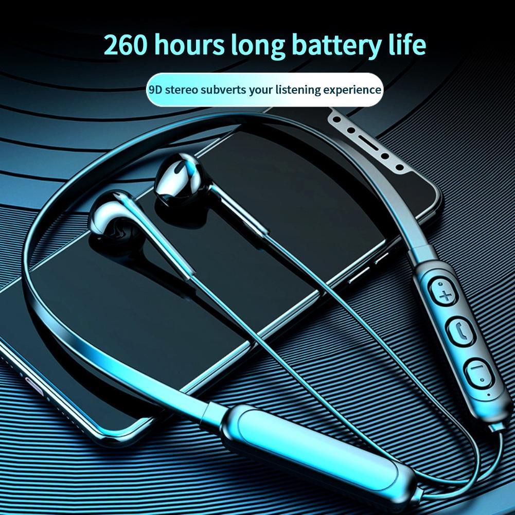 Tai Nghe Bluetooth 5.1 Không Dây Đeo Cổ Có Mic Chống Ồn Âm Thanh Bass B7