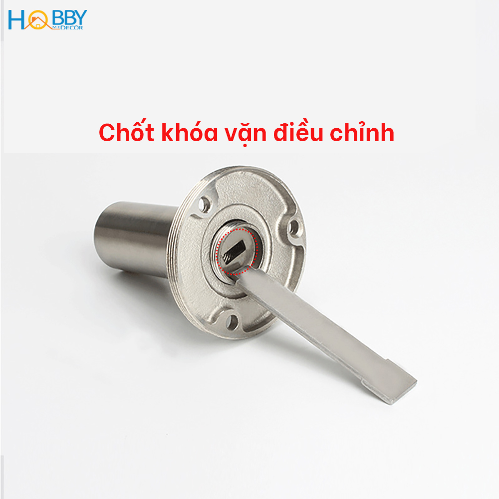 Chốt chặn cửa chống va đập điều chỉnh độ độ dài Hobby Home Decor CC9 Inox 304 không rỉ sét - dòng cao cấp