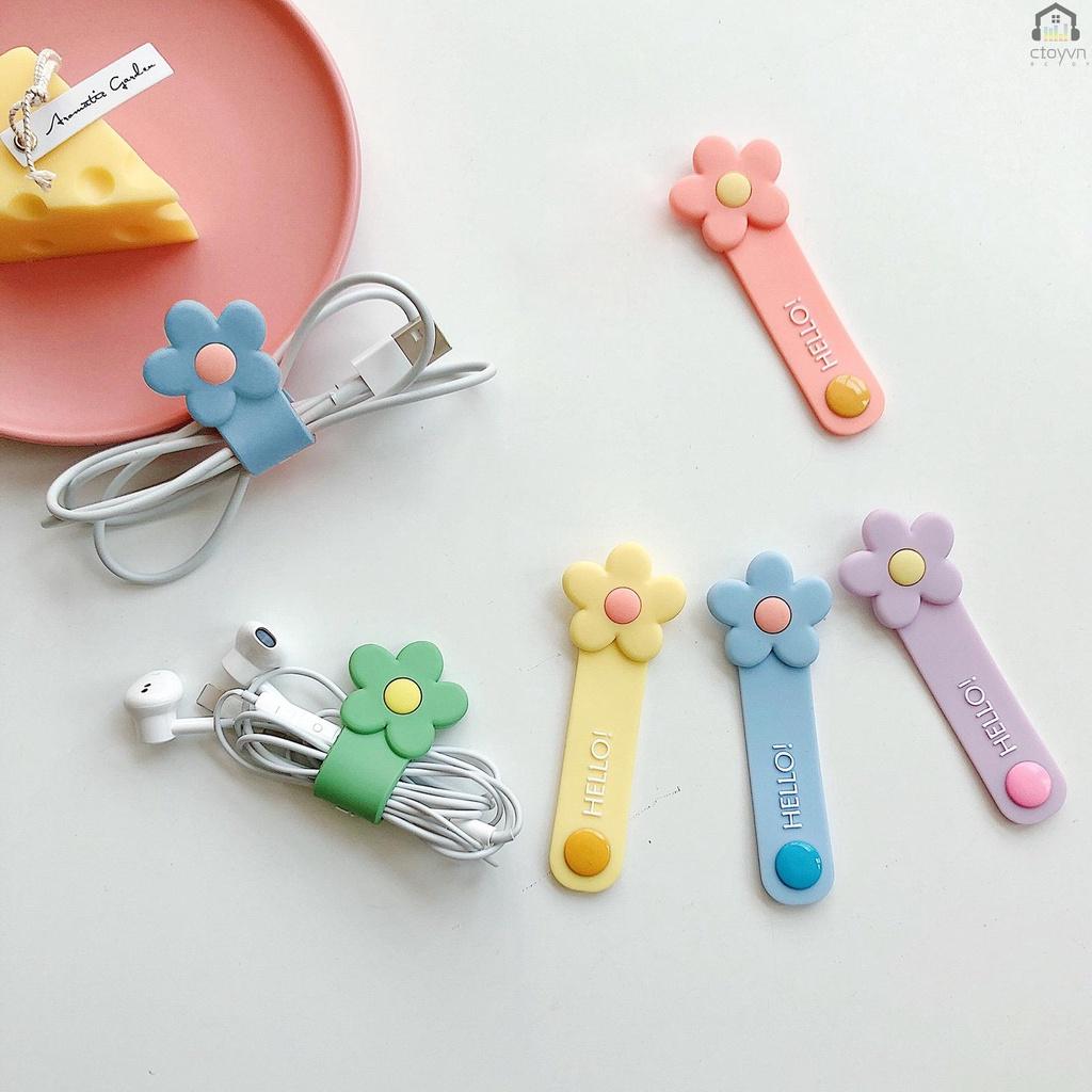 Dụng cụ quấn dây cáp gọn gàng bằng silicone