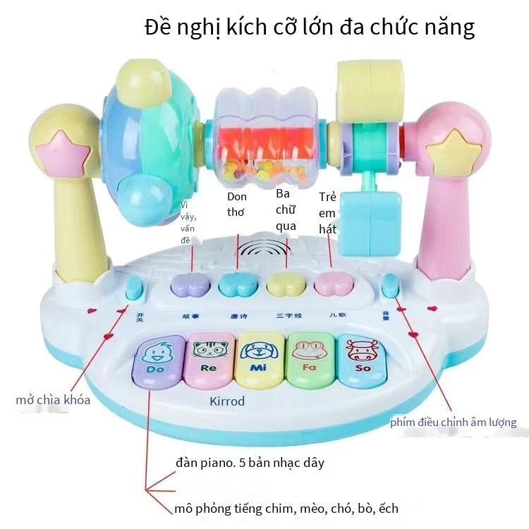 Phong cách mới nhất dành cho trẻ em đàn organ điện tử đa chức năng cho bé nhạc lục lạc đàn piano cho bé 0-3-6 tuổi giáo dục sớm đàn piano đồ chơi âm nhạc giáo dục