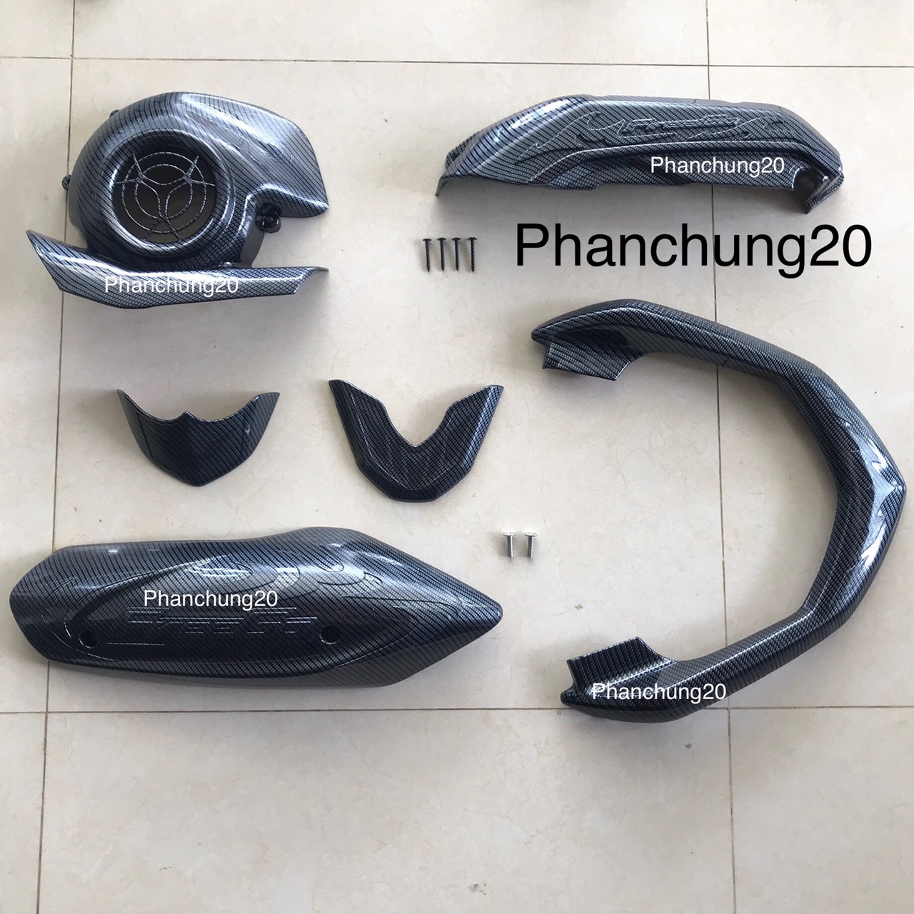COMBO BỘ ỐP PHỤ KIỆN TRANG TRÍ DÙNG CHO ĐỜI XE FREEGO / FREEGO S CACBON