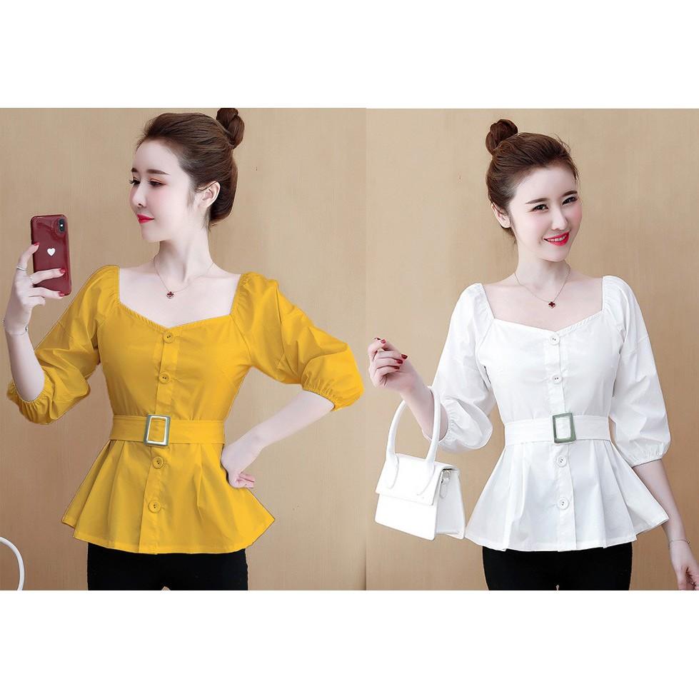 ÁO TAY LỠ KÈM THẮT EO XINH XẮN
