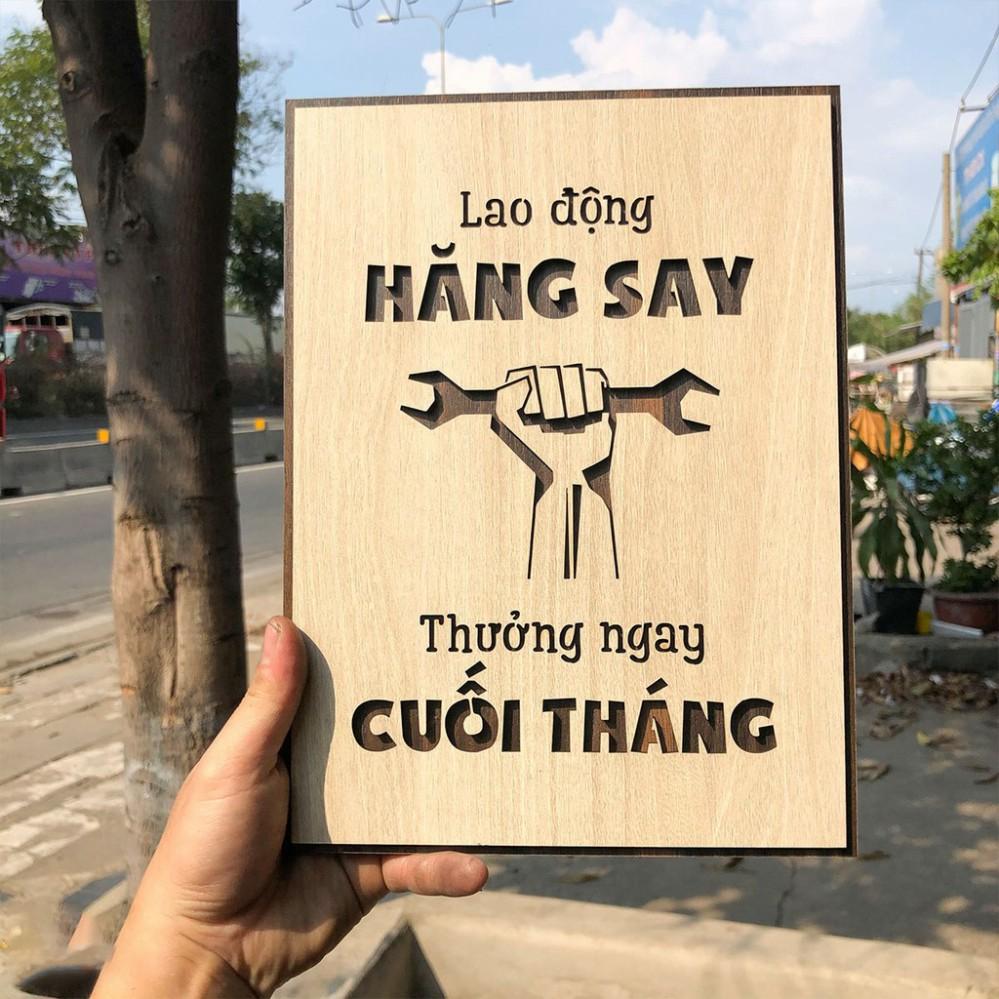 Tranh động lực CARINA T025 Lao động hăng say thưởng ngay cuối tháng