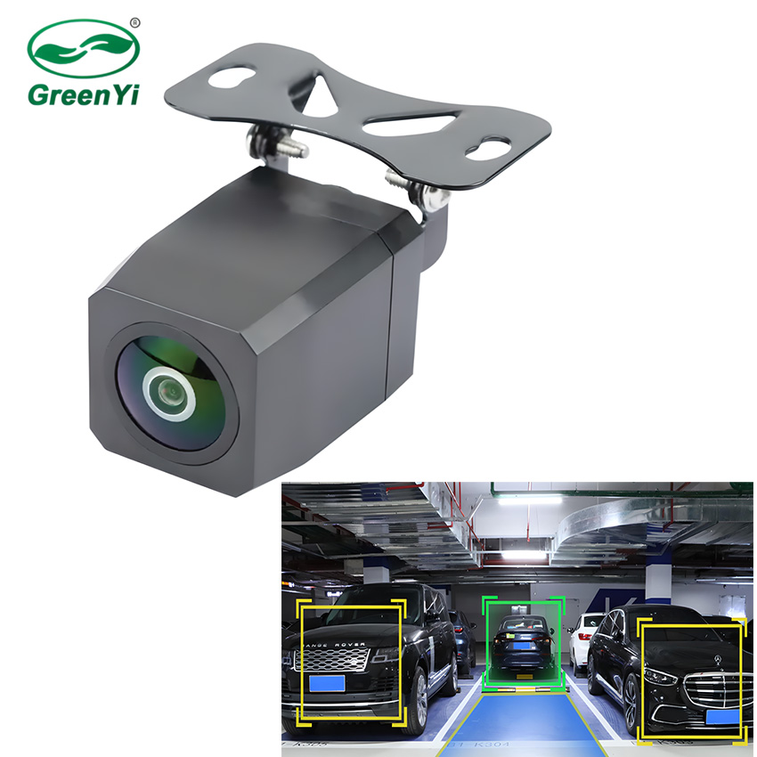 Camera lùi phát hiện và cảnh báo người đi bộ và xe cộ, nhãn hiệu GreenYi AHD AIC816 1080P, ADAS, AI - HÀNG CHÍNH HÃNG