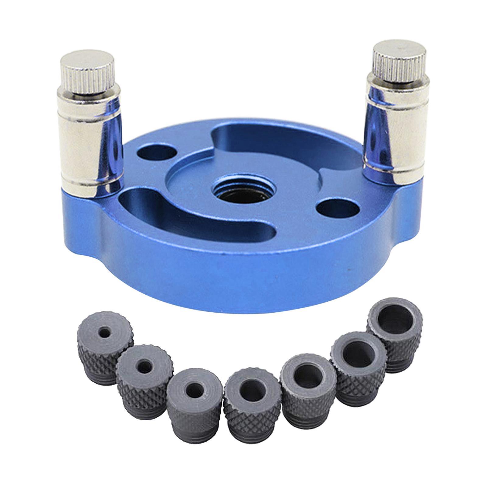 3 Sets 2-10mm Self-Centering Doweling Jig Set Vertical Hole Puncher Locator