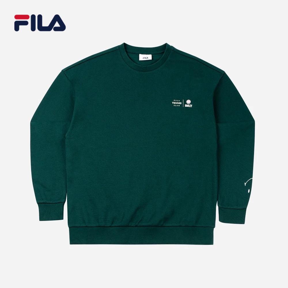 Áo nỉ thể thao unisex Fila Tennis Club X Smiley - FW2SSF4S04X-DGR