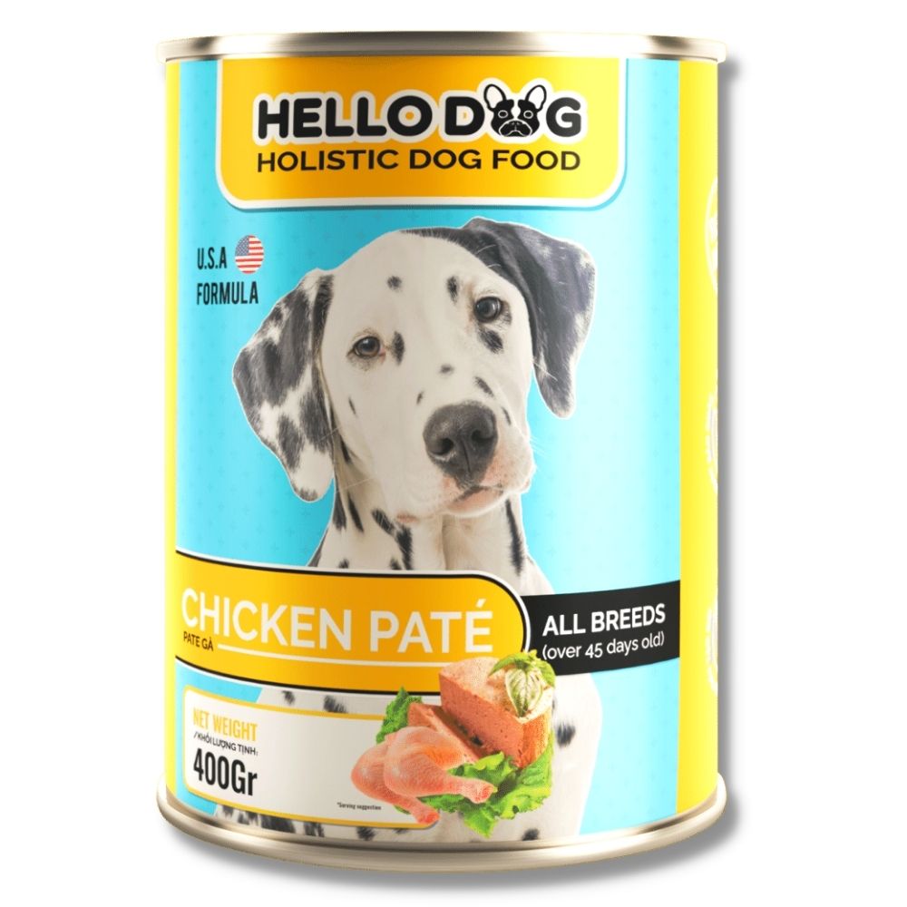 Pate Tươi Cho Chó Vị Gà - Hello Dog Chicken Pate 400G