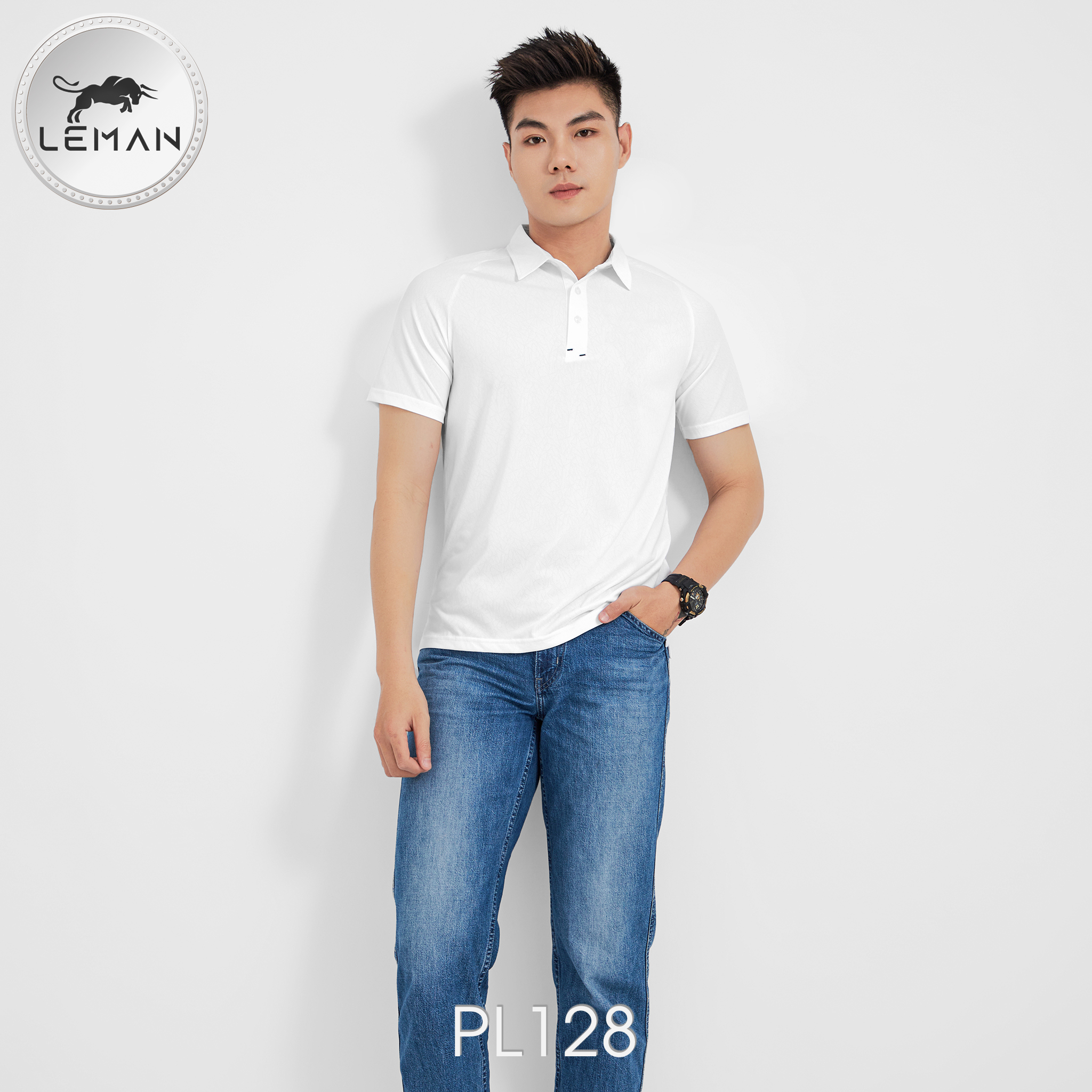 ÁO THUN NAM LEMAN PL128 CAO CẤP