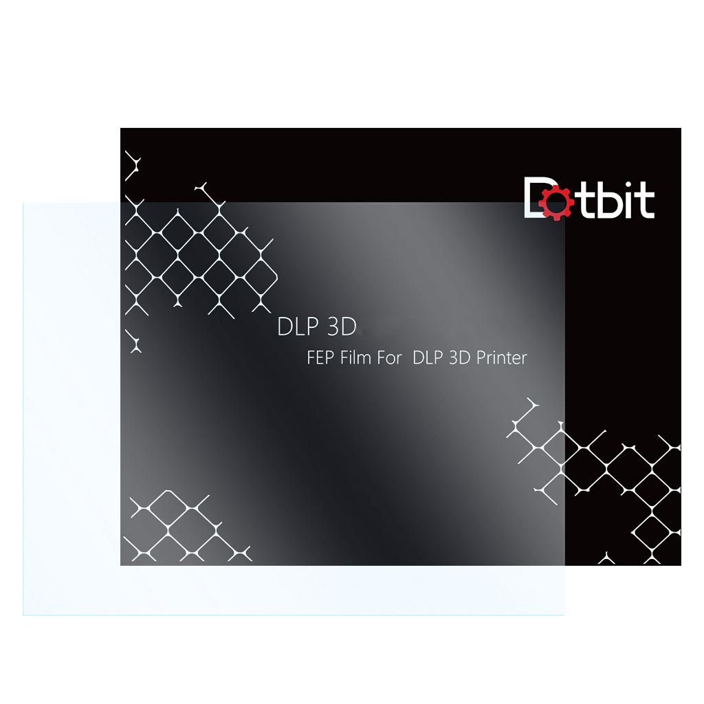 5 Pieces FEP Film 280 x 200 mm High Transmittance Strength, Thickness 0.1mm Compatible with UV DLP 3D Printer