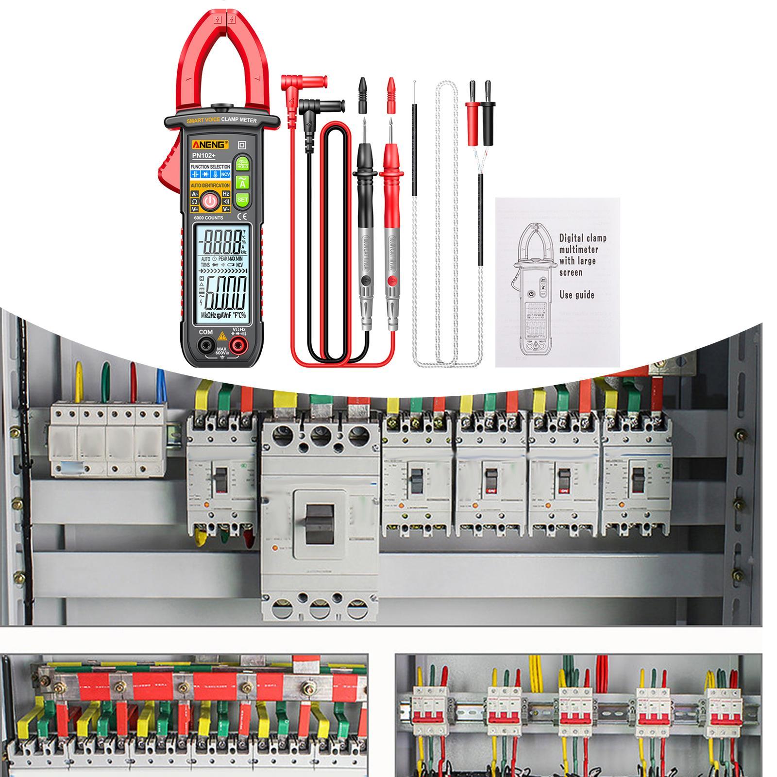Digital Clamp Meter Resistance Multifunctional Capacitance Voice Clamp Meter