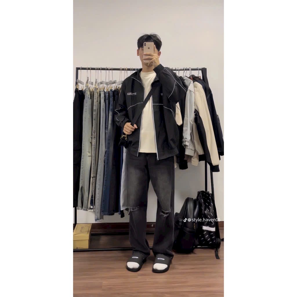 Áo Khoác Dù THIFU FASHION Hai Lớp In Ký Hiệu, Chống Nắng Tránh Mưa Cho Nam Và Nữ