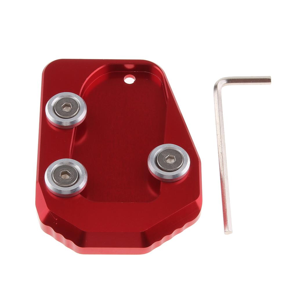 Motorcycle CNC Side Stand Kickstand Enlarge Plate Pad For Yamaha MT-09 MT09 2013 2014 2015 2016
