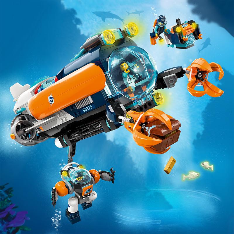 Đồ Chơi Lắp Ráp Tàu Ngầm Thám Hiểm Biển Sâu Lego City 60379