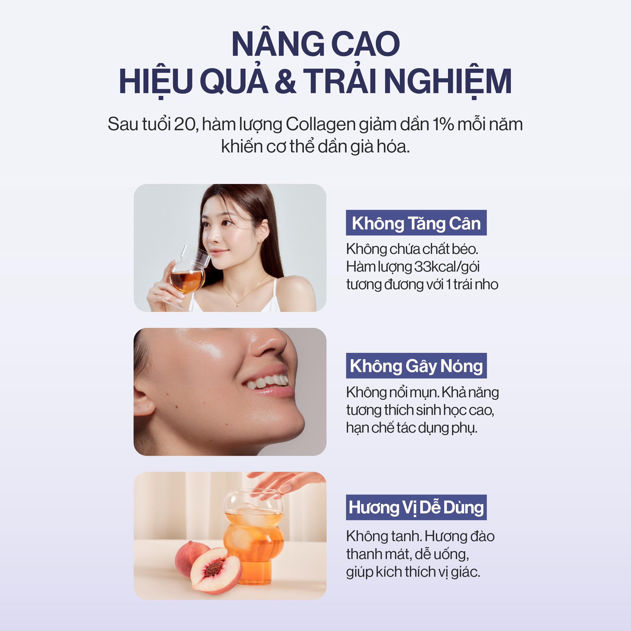 NƯỚC UỐNG COLLAGEN GILAA SIÊU PHÂN TỬ 300DA KẾT HỢP SAFFRON TRẺ HÓA TRẮNG KHỎE DA (20g x 15 gói)