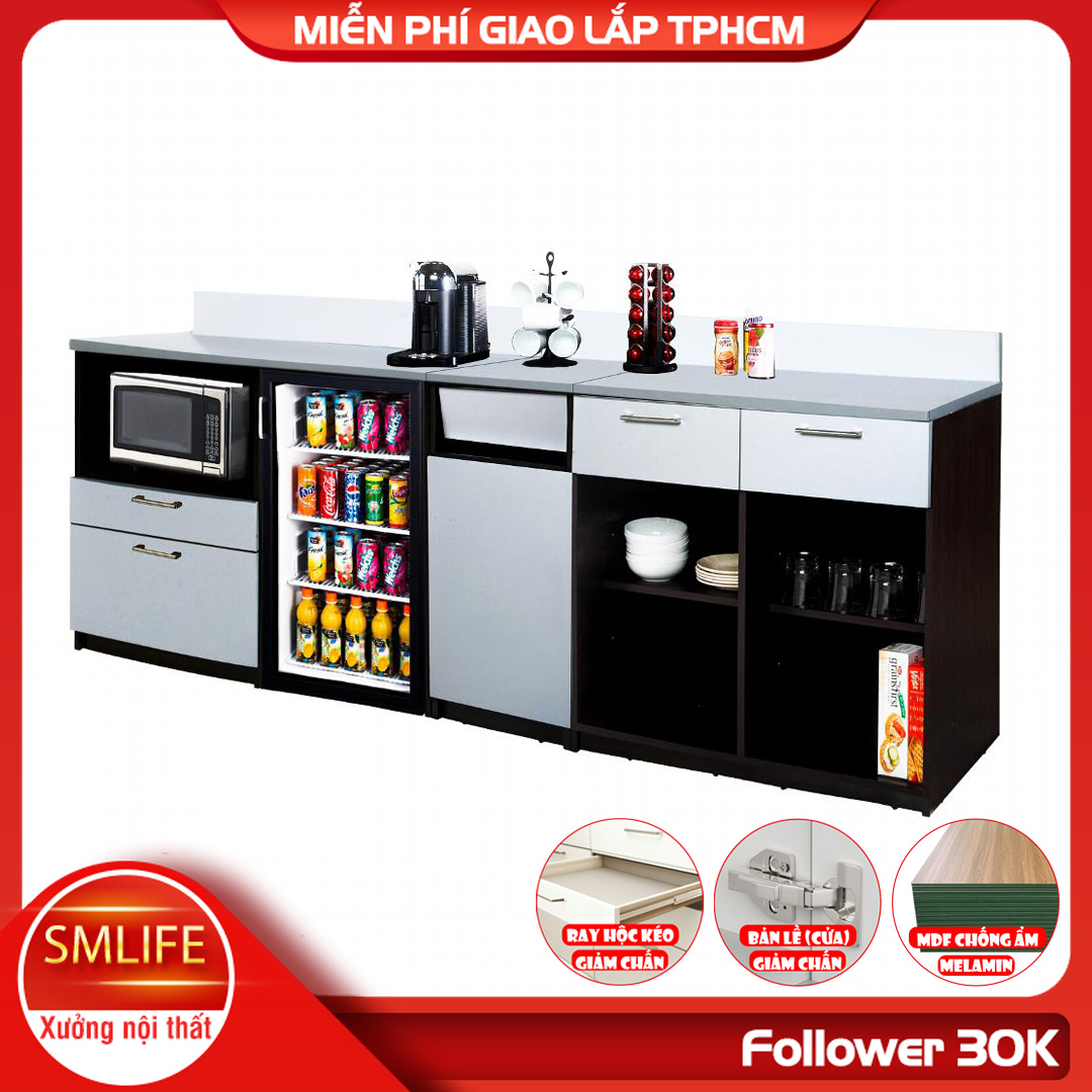 Tủ nhà bếp gia đình thiết kế sang trọng SMLIFE Kaemon