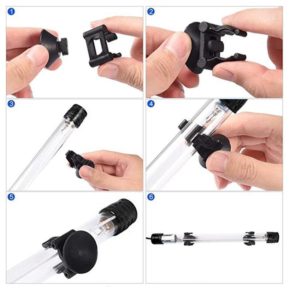 Đèn khử trùng bằng tia UV7W cho hồ cá bể nuôi cá