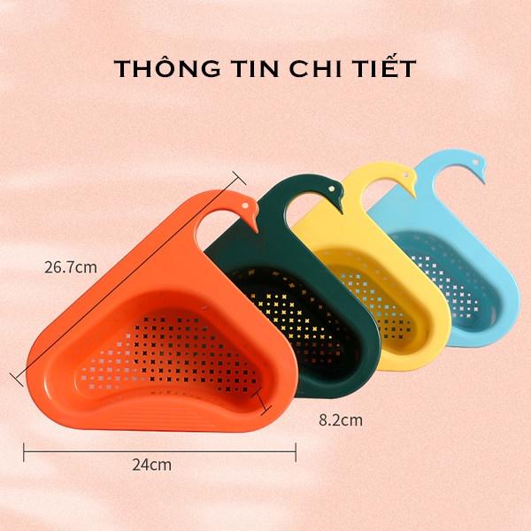 Khay Lọc Rác Bồn Rửa Bát Có Móc Treo Hình Thiên Nga Đa Dạng Màu Sắc Giúp Bồn Rửa Bát Trở Nên, Gọn Gàng Sạch Sẽ