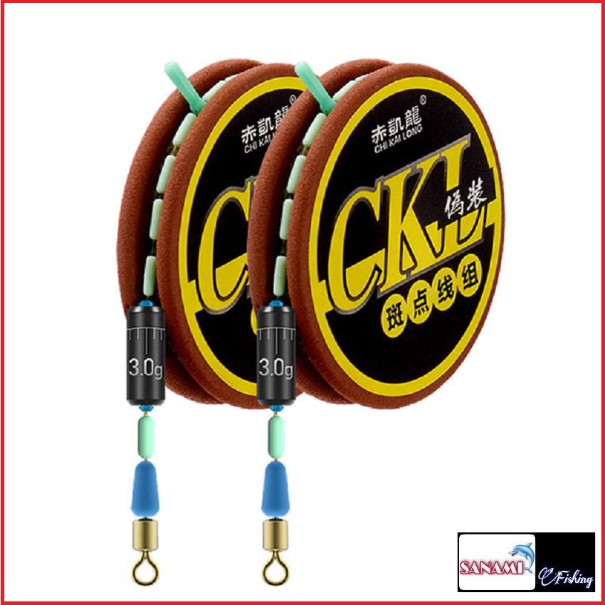 Trục Câu Đài Tàng Hình Buộc Sẵn ChiKaiLong DCR6 Chuyên Săn Hàng Khủng - Sanami Fishing
