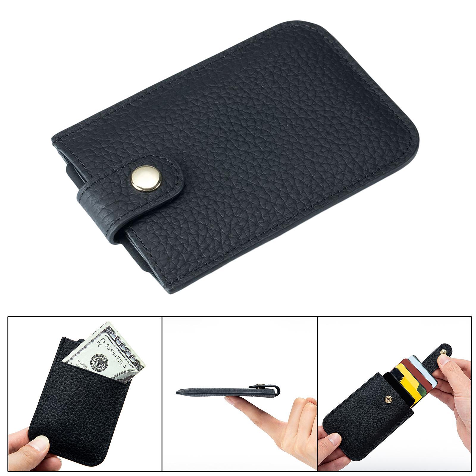 Pocket Modern Card Holder with Compartment Purse Gift Casual Minimalist Thin Wallet