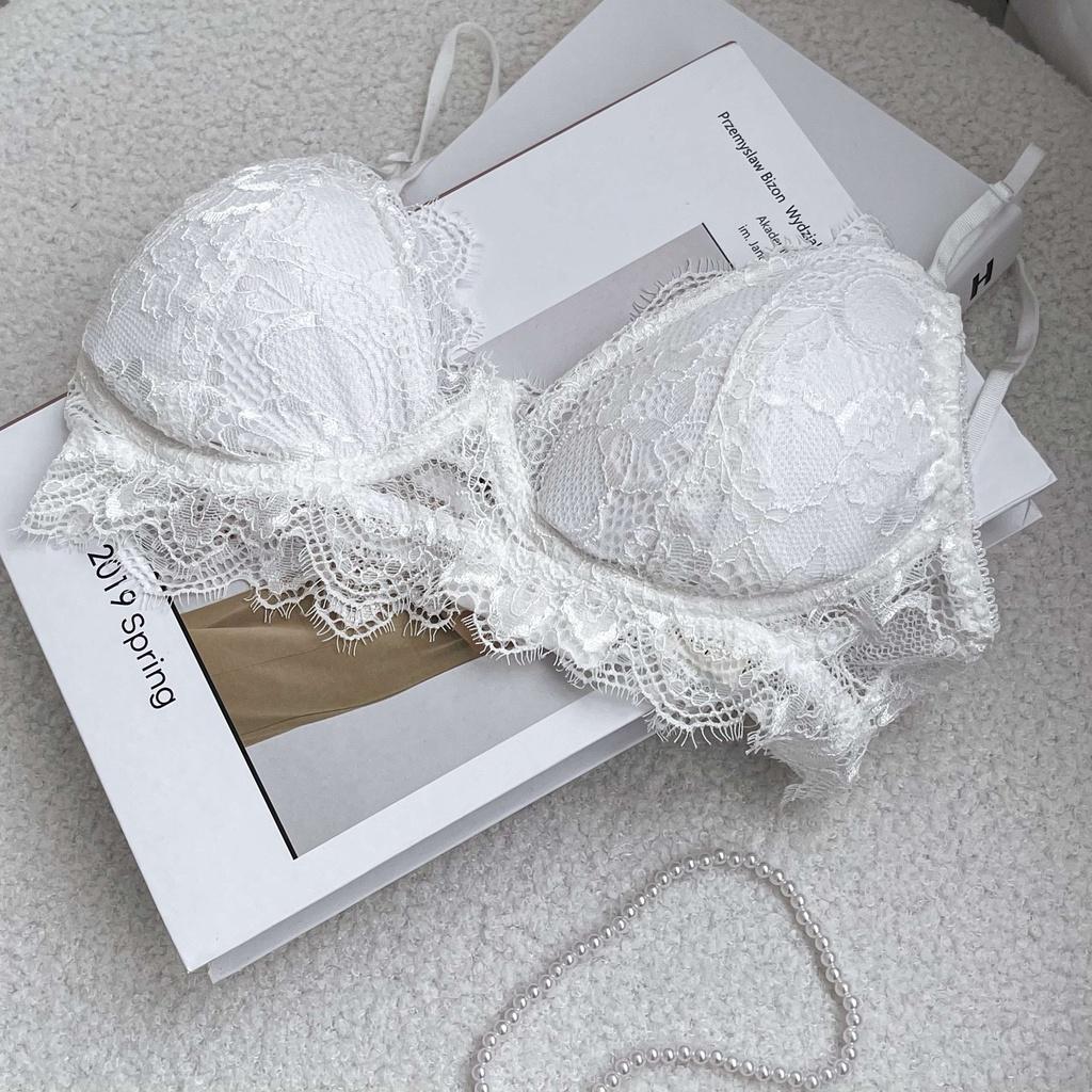 Bộ Đồ Lót Thiết Kế Cami Áo Giả Gọng Mặc Thoải Mái, Tặng Kèm Mút
