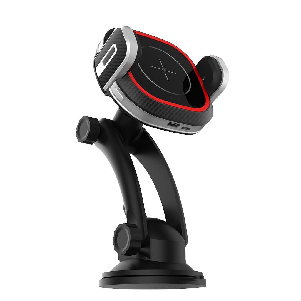 Mobile Phone Car Mount Sucker Bracket Car Charging Holder Wireless Charger