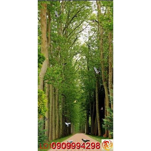 TRANH DÁN TƯỜNG LỐI ĐI THIÊN NHIÊN