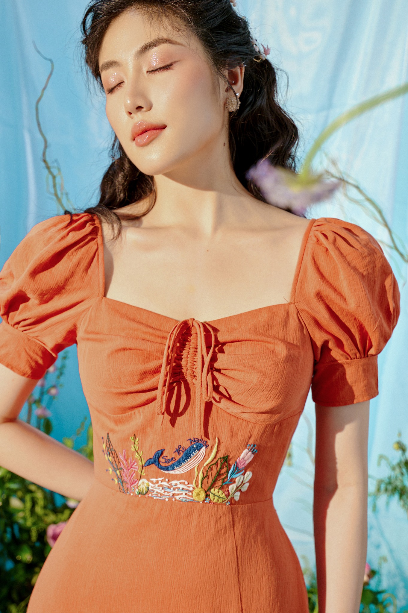 OLV - Đầm Alina Embroi Dress
