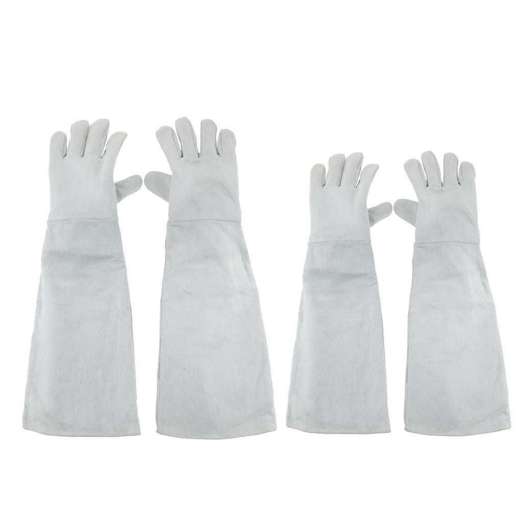 Welding Gloves Heat/ Fire Resistant Industrial Leather Gloves 1 Pair