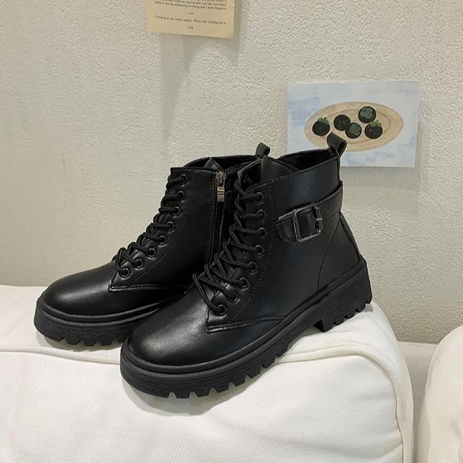 Boots Ulzzang chiến binh phiên bản mới nhất dành cho mùa thu đông, hàng quảng châu loại đẹp