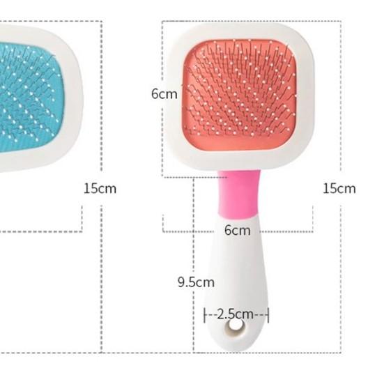 LƯỢC CHẢI LÔNG CHO PET THÚ CƯNG CHÓ MÈO Kiểu chấm bi Lược xoay tròn 360 độ Dài 15cm Thương hiệu POPI style