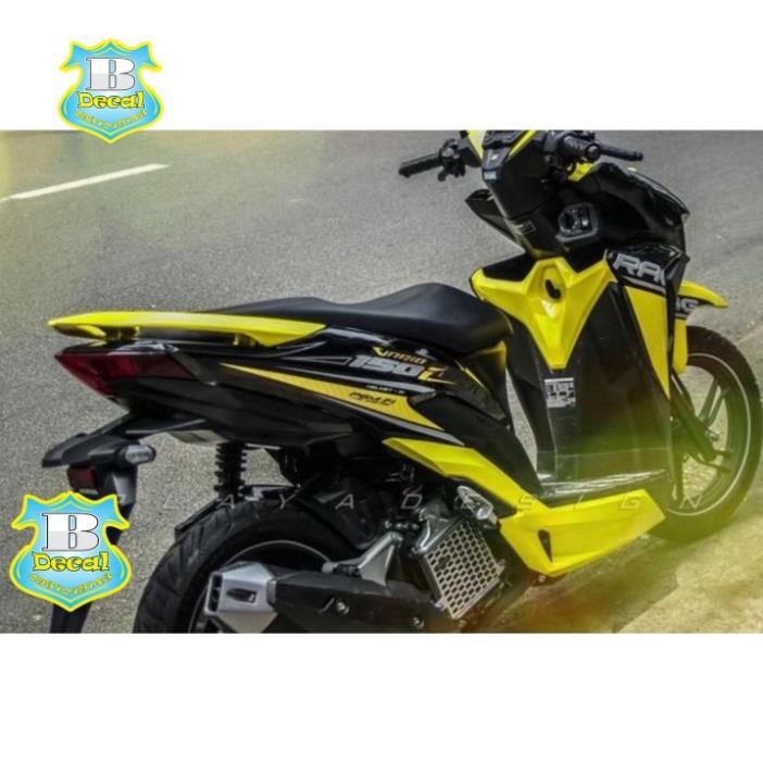 Tem rời dành cho vario racing vàng đen