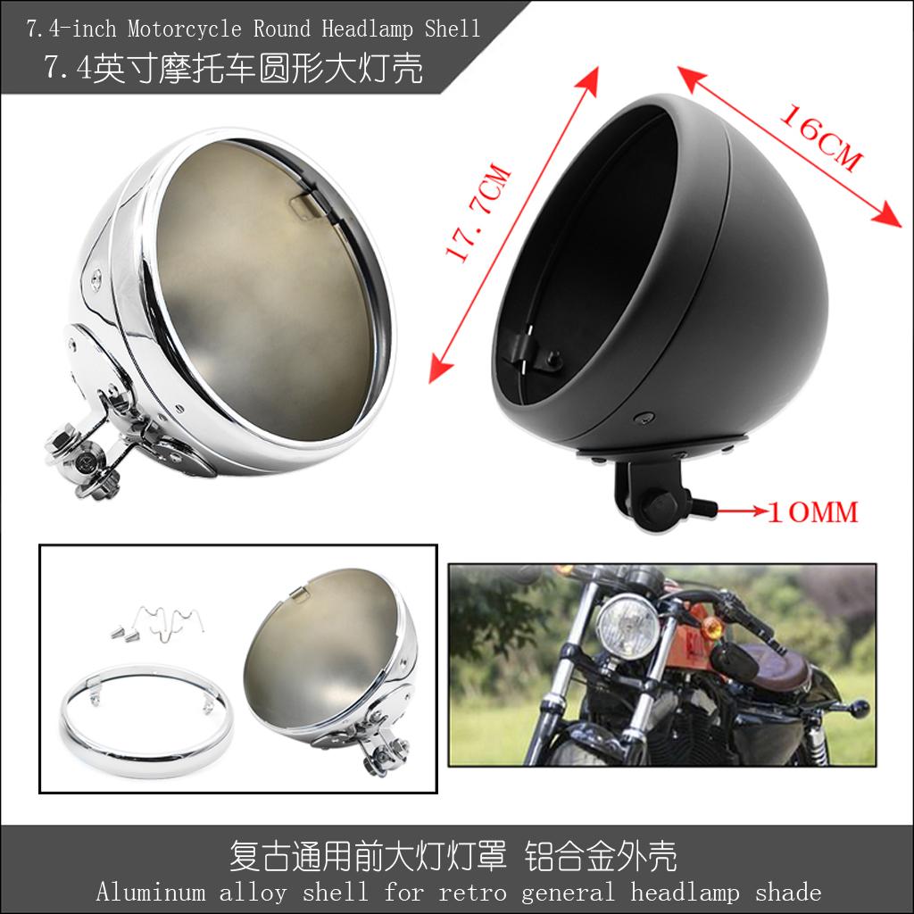 Universal Replacement Motorcycle Headlight Cover Housing Holder Protective Cover For Halley FLST FXST