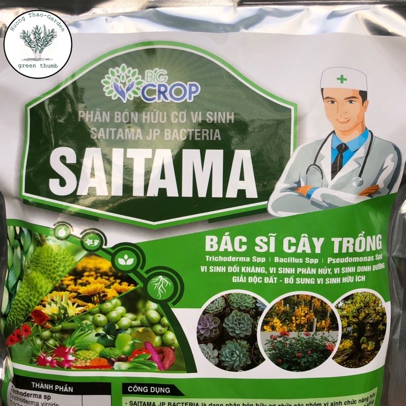 Phân Bón Hữu Cơ Vi Sinh Saitama-Trichoderma túi 1kg