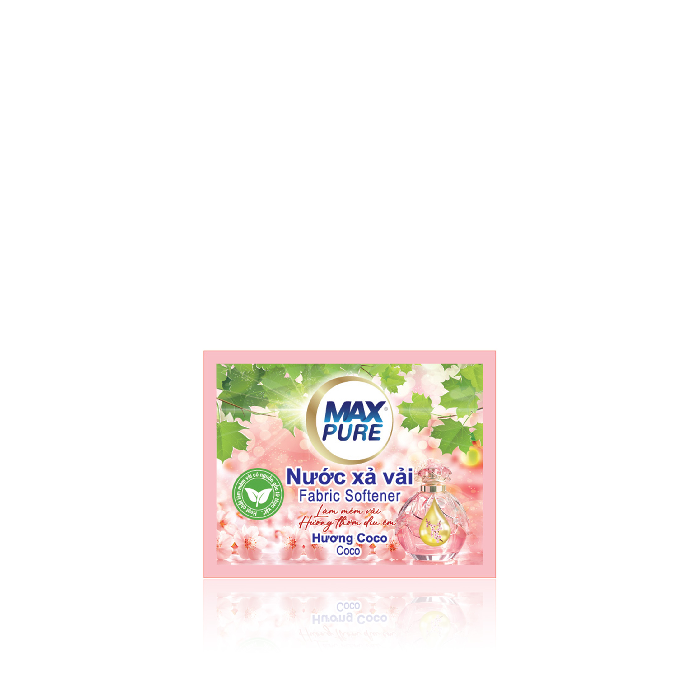 Dây 10 gói nước xả vải Maxpure hương CoCo 20ml