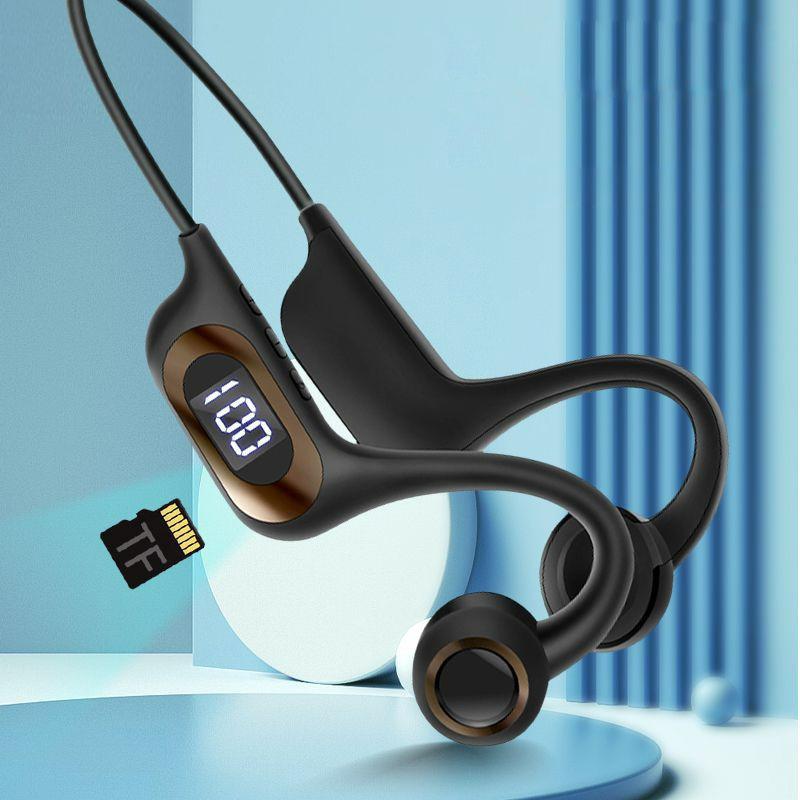 True Bone Hoạt động của Bone Opression Bluetooth Earphone Open Ear Outdoor Sports với Micro