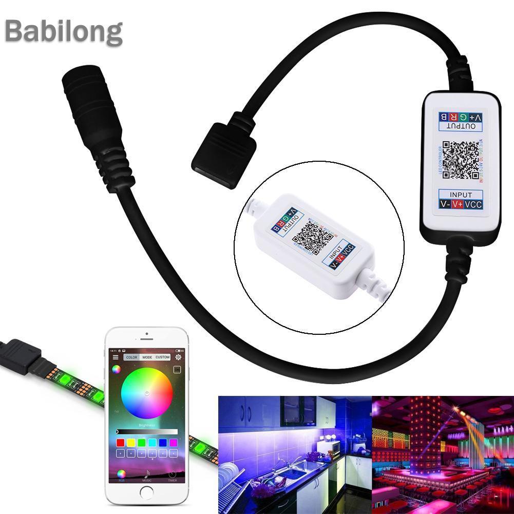 Bộ điều khiển đèn led đổi màu từ xa kết nối bluethoo không dây loại tốt hàng cao cấp