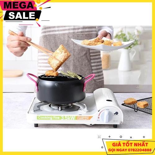 Nồi Chiên Lọc Dầu Kèm Khay Hứng Dùng Cho Mọi Loại Bếp Cao Cấp Tiện Dụng - Giao Hàng Toàn Quốc