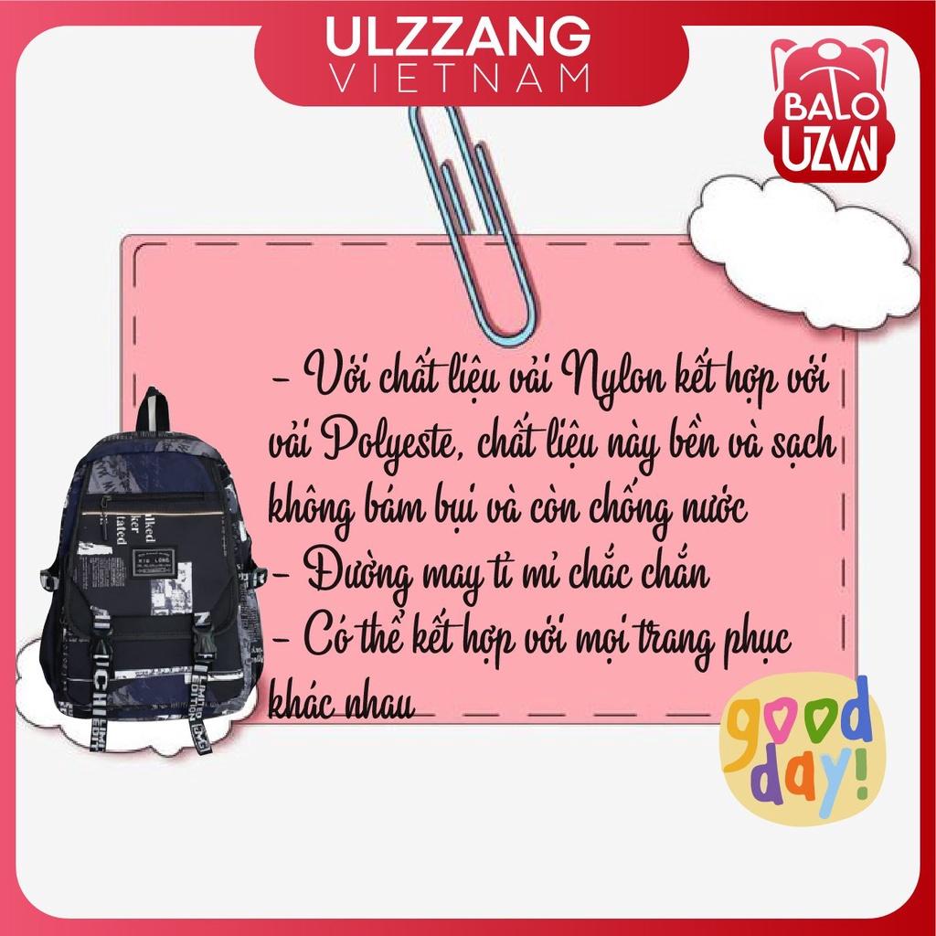 Balo đi học nam nữ ulzzang thời trang Hàn Quốc, cặp sách unisex đẹp đựng laptop hàng cao cấp