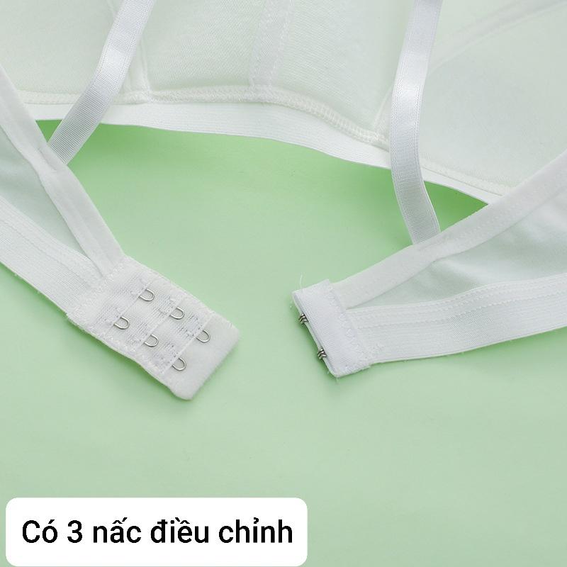 Áo lót nữ sinh không gọng có móc cài sau lưng cho bé gái từ 30-50kg