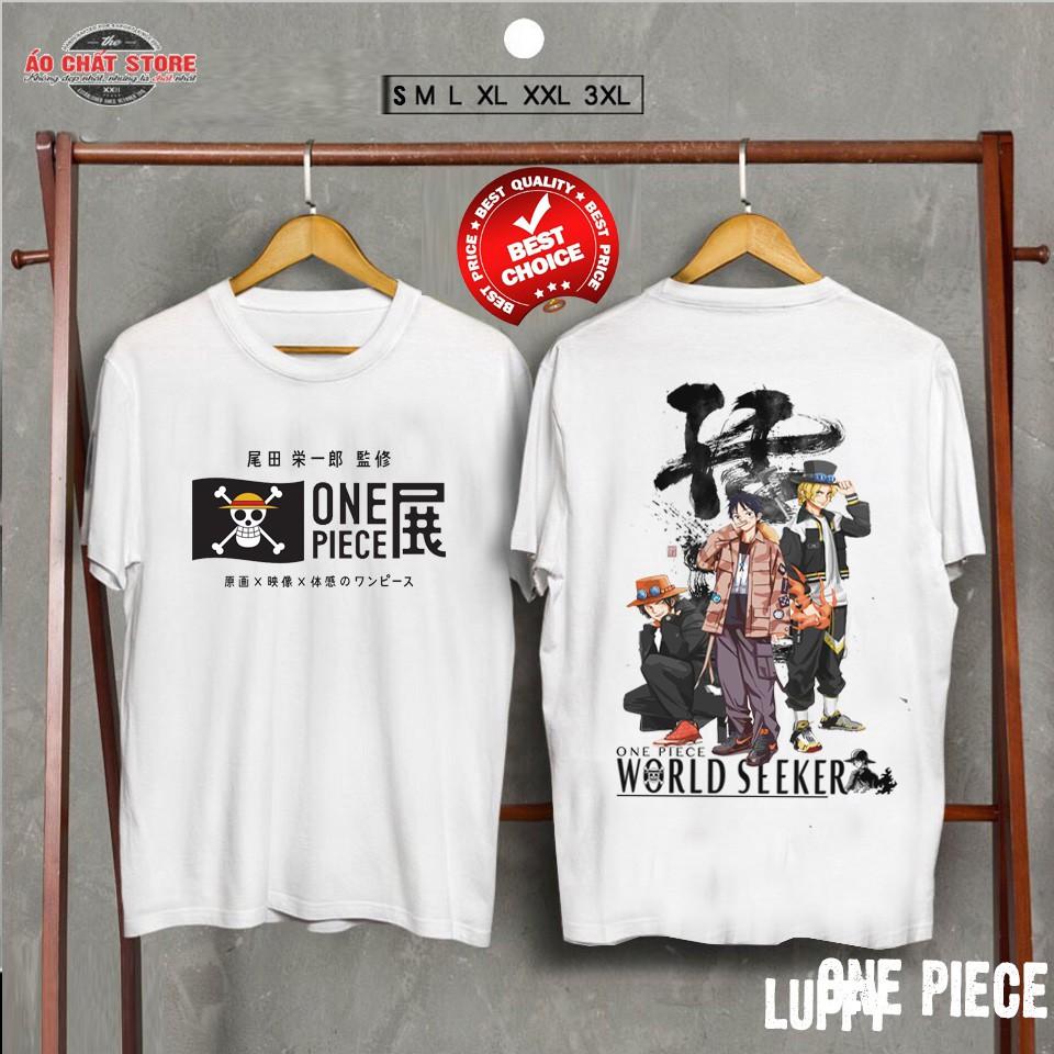 ÁO THUN ONE PIECE LUFFY SABO ACE MẪU MỚI HOT | ÁO ĐẢO HẢI TẶC ĐẸP OP67