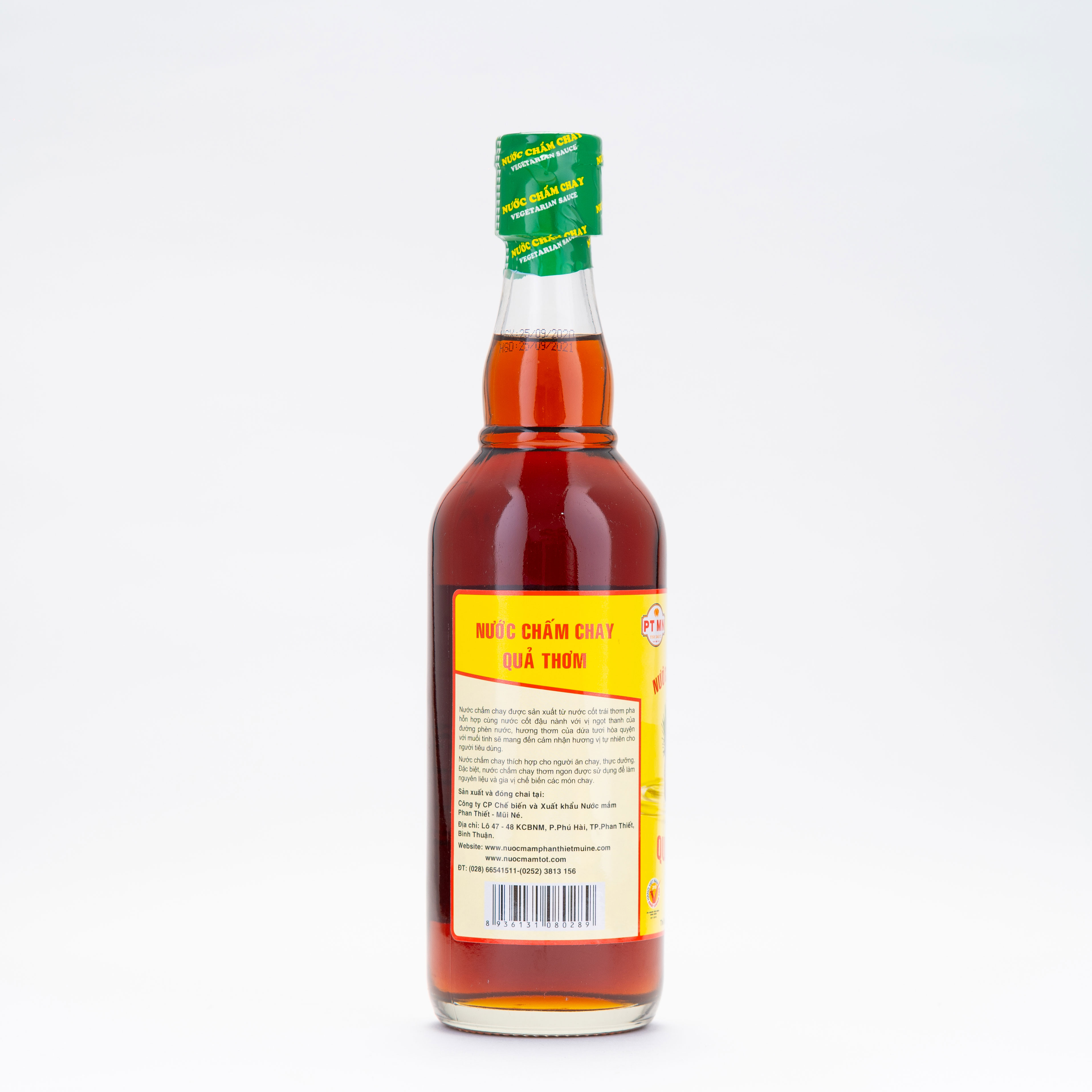 Nước Chấm Chay Cao Cấp Quả Thơm Phan Thiết Mũi Né - Chai Thuỷ Tinh 500ml.