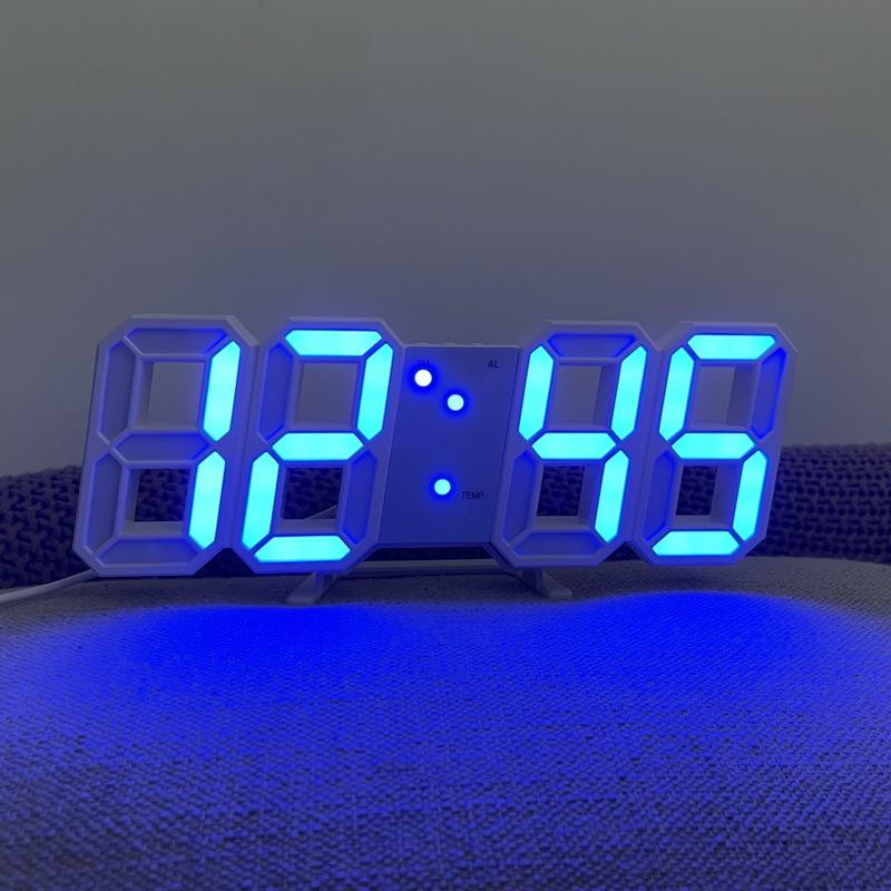 Đồng Hồ Báo Thức Điện Tử Đèn LED 3D Đơn Giản Thời Trang
