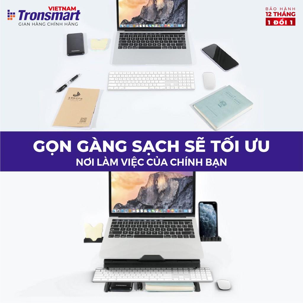 Giá đỡ laptop gấp gọn Tronsmart D07 Điều chỉnh độ cao Kèm giá đỡ điện thoại - Hàng chính hãng - Bảo hành 12 tháng 1 đổi