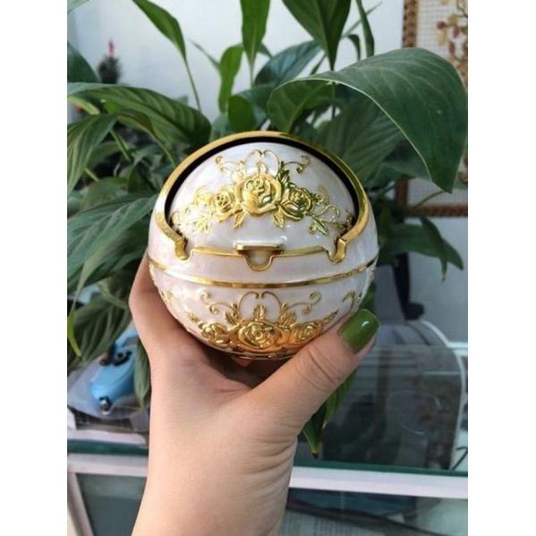 Lọ Tăm - Hộp Đựng Chè - Gạt Tàn - Ống Đựng Giấy Cao Cấp-Chất Liệu Hợp Kim Cho Bàn Ăn-Phòng Khách