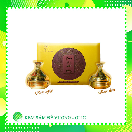 Bộ sản phẩm KEM SÂM ĐẾ VƯƠNG OLIC chống lão hóa da cao cấp, Xóa thâm da, sạm da, làm sạch tàn nhang trên da còn làm trắng da, trẻ hóa làn da, lấy lại tuổi thanh xuân.