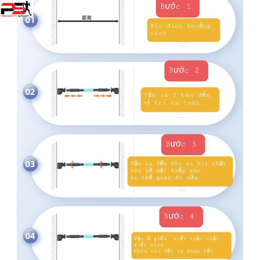 Xà đơn treo tường 72cm-140cm,gắn tường gắn cửa thông minh tiện lọi