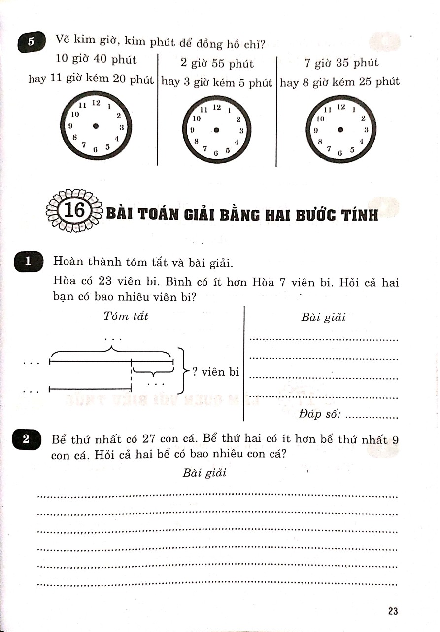 Vở Bài Tập Nâng Cao Toán 3 Tập 1 ( Bám Sát Sách Giáo Khoa Chân Trời Sáng Tạo )